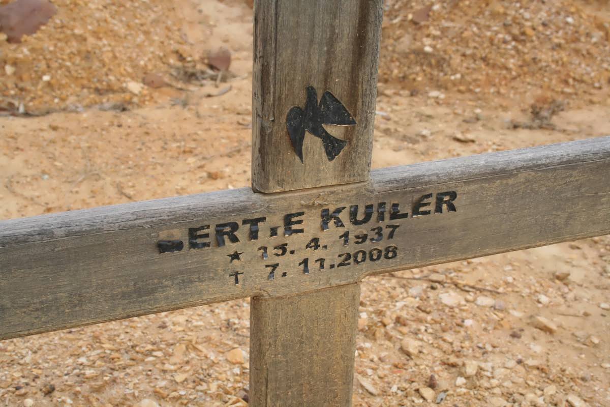 KUILER Bertie 1937-2008