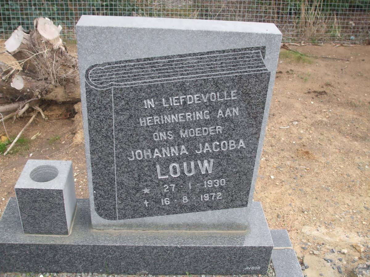 LOUW Johanna Jacoba 1930-1972