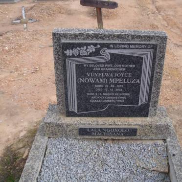 MPELUZA Vuyelwa Joyce 1952-2004