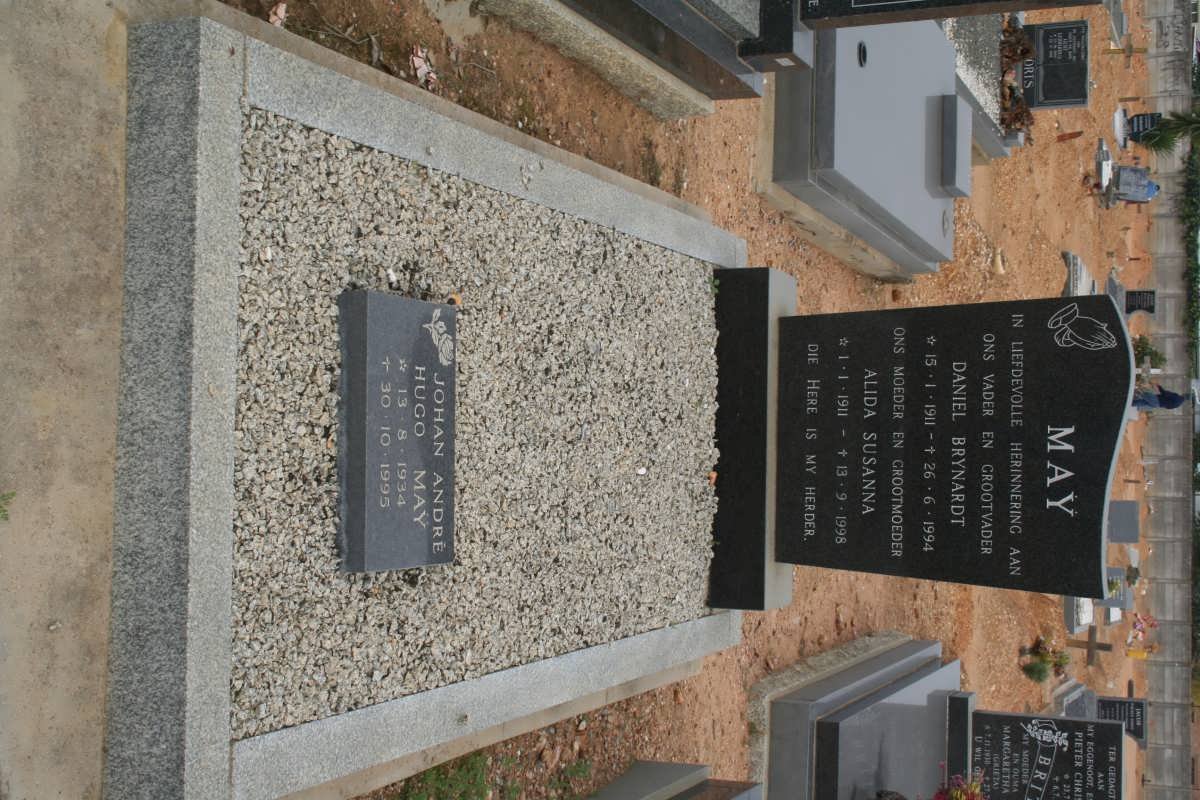 MAY Daniel Brynardt 1911-1994 &amp; Alida Susanna 1911-1998 :: MAY Johan Andre Hugo 1934-1995