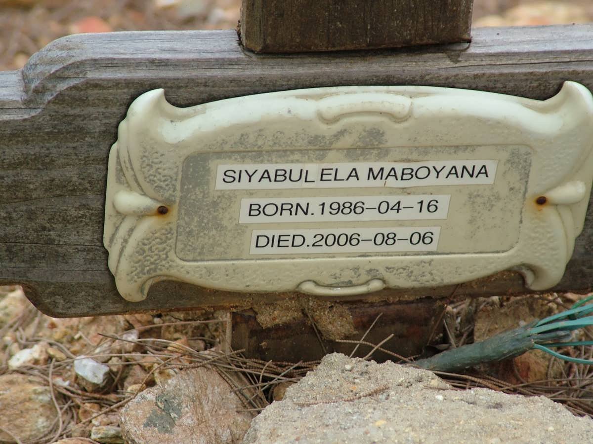 MABOYANA Siyabulela 1986-2006