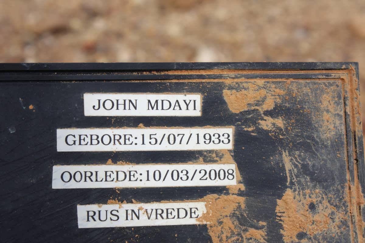 MDAYI John 1933-2008