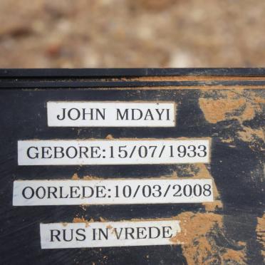 MDAYI John 1933-2008