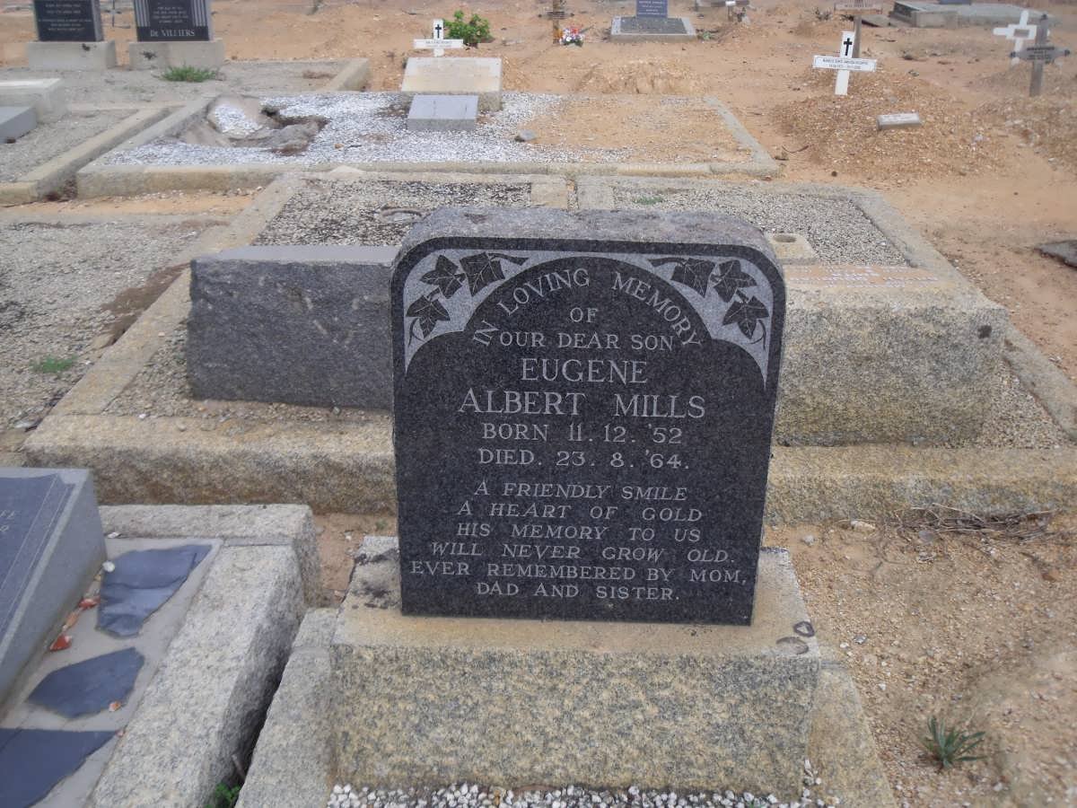 MILLS Eugene Albert 1952-1964