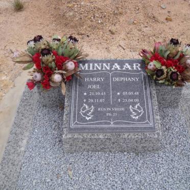 MINNAAR Harry Joel 1945-2007 &amp; Dephany 1948-2009