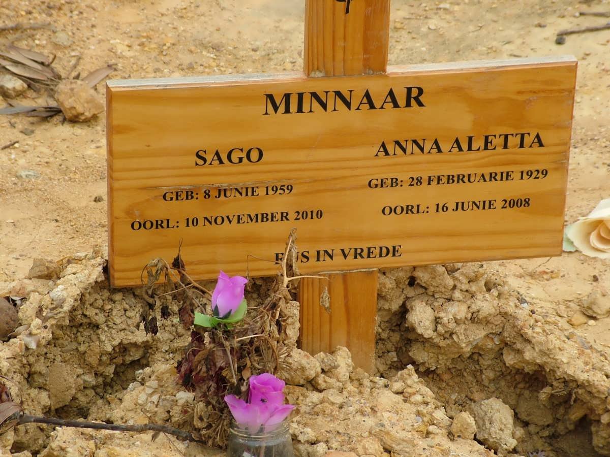 MINNAAR Sago 1959-2010 :: MINNAAR Anna Aletta 1929-2008