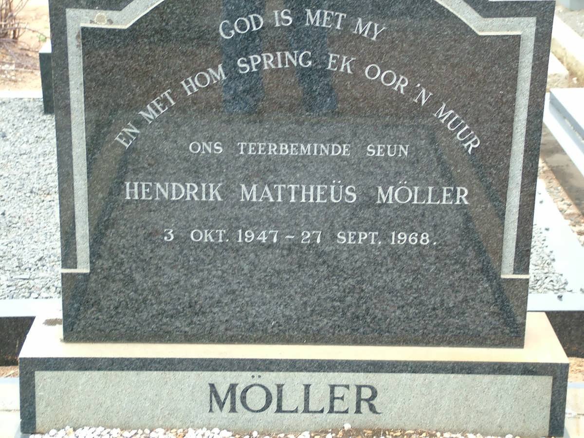 MÖLLER Hendrik Mattheüs 1947-1968