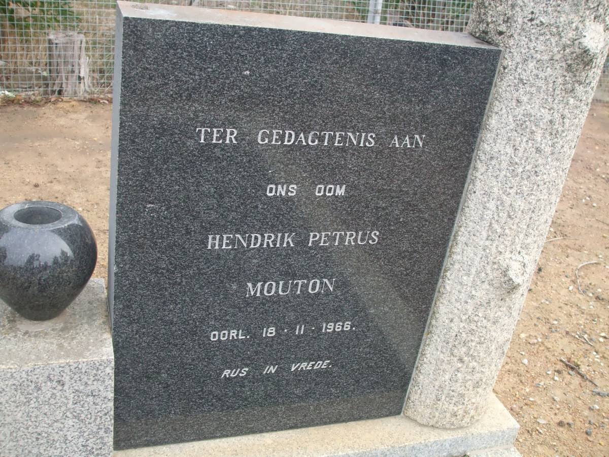 MOUTON Hendrik Petrus -1966