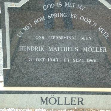 MÖLLER Hendrik Mattheüs 1947-1968