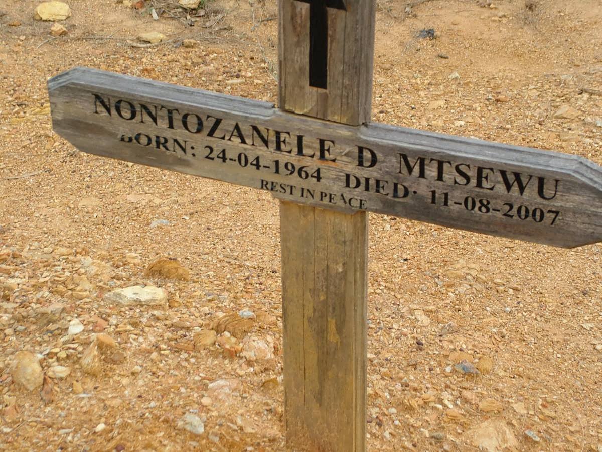 MTSEWU Nontozanele D. 1964-2007