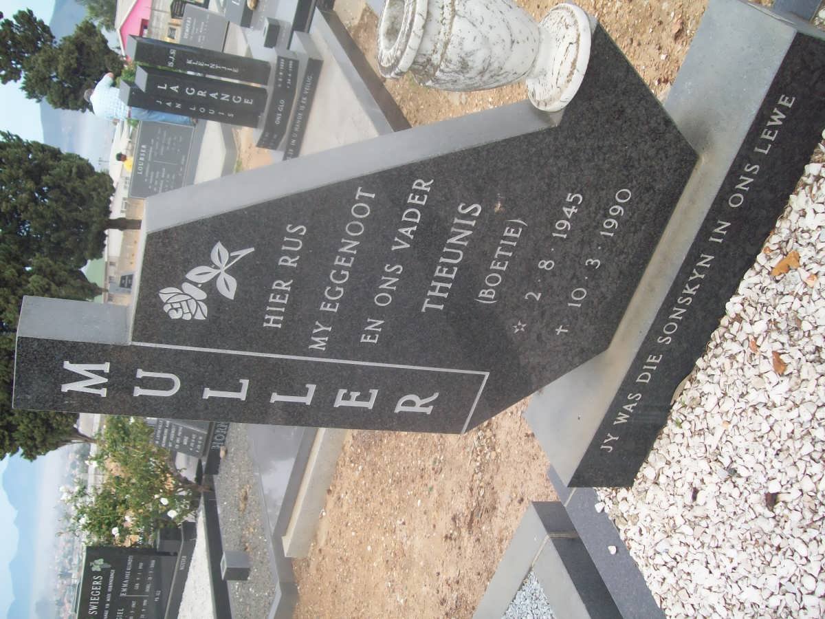 MULLER Theunis 1945-1990