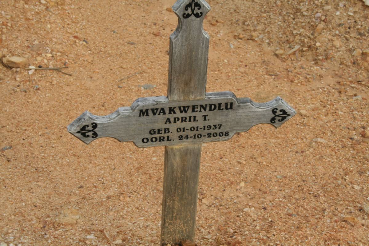 MVAKWENDLU April T. 1937-2008
