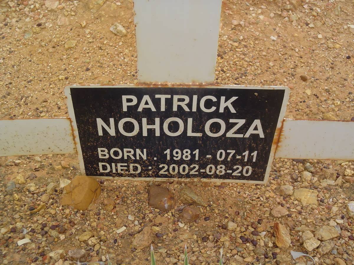 NOHOLOZA Patrick 1981-2002