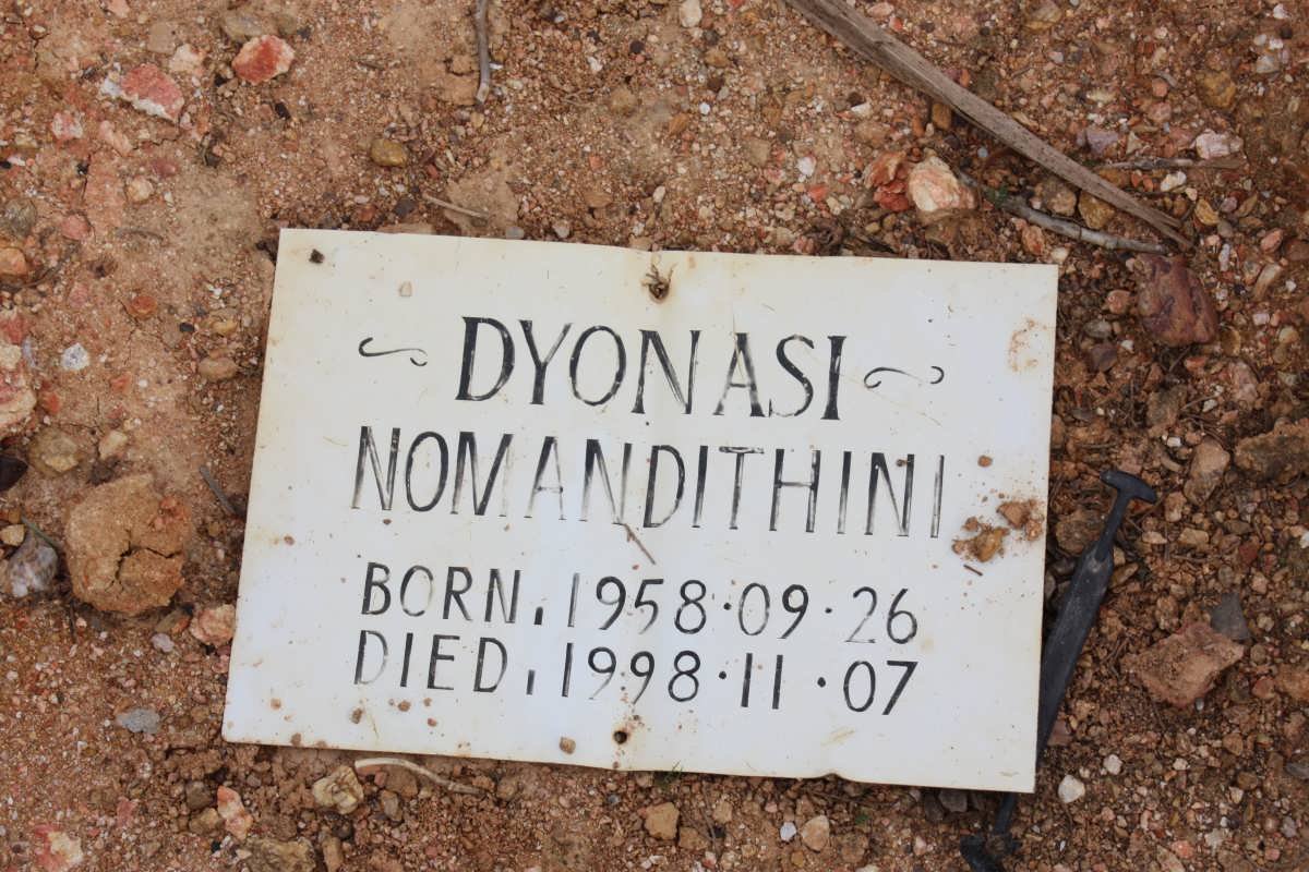 NOMANDITHINI Dyonasi 1958-1998