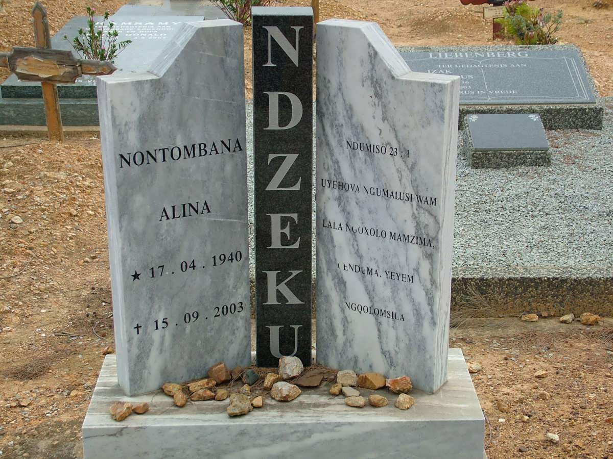 NDZEKU Nontombana Alina 1940-2003