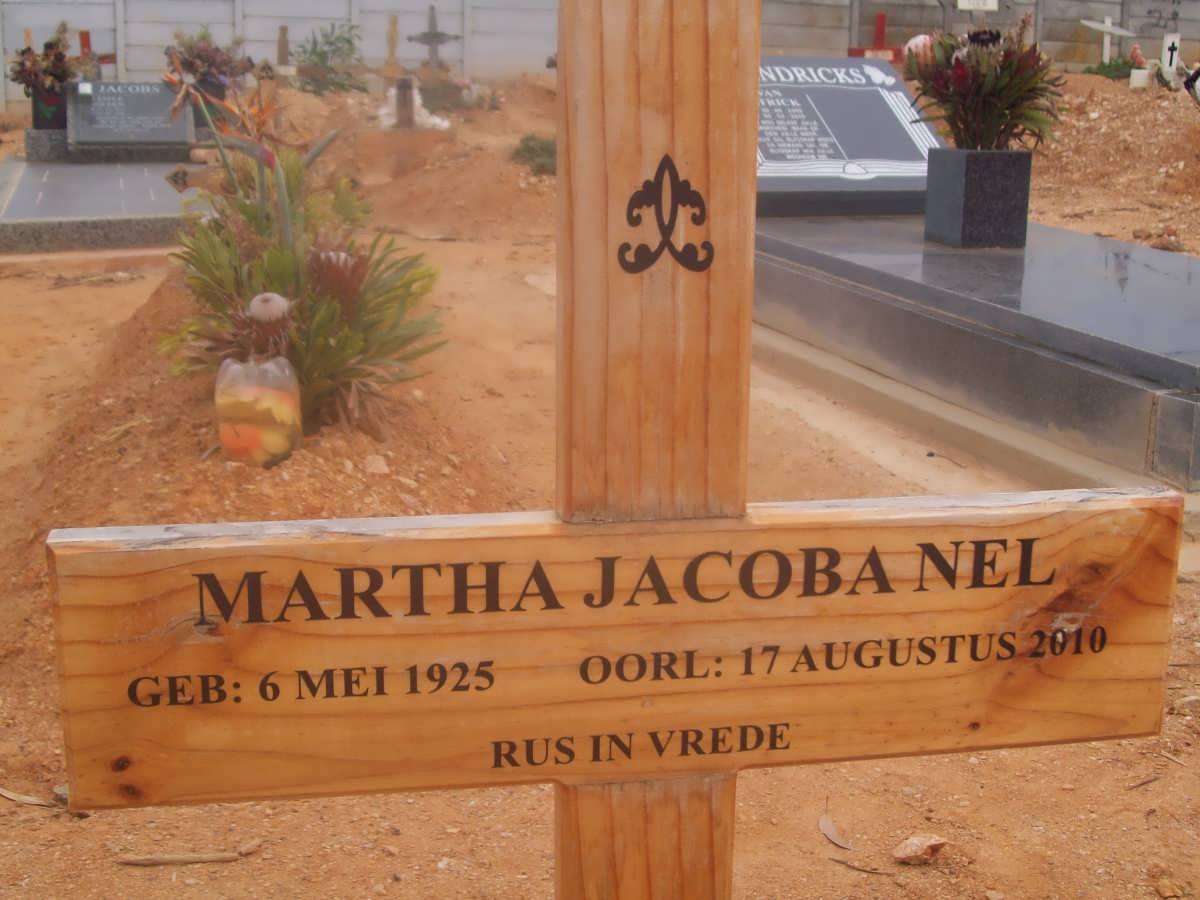 NEL Martha Jacoba 1925-2010