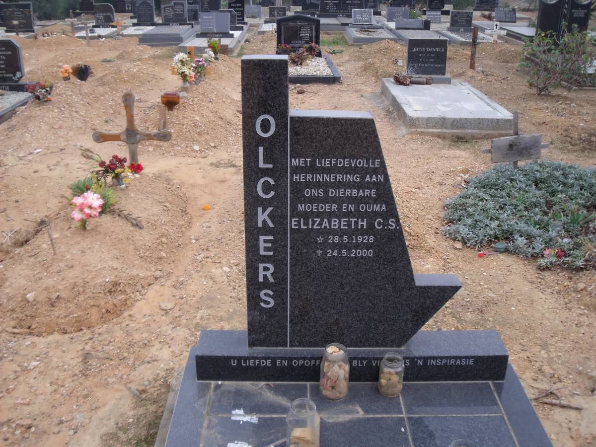 OLCKERS Elizabeth C.S. 1928-2000