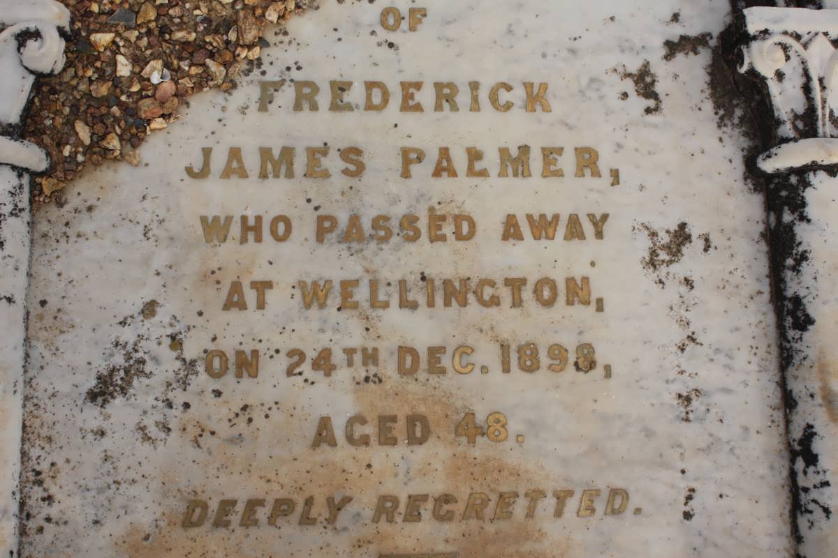 PALMER Frederick James -1898