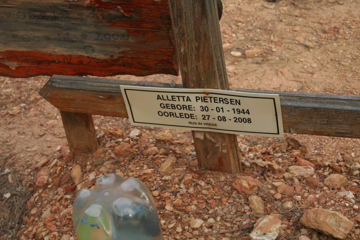 PIETERSEN Alletta 1944-2008