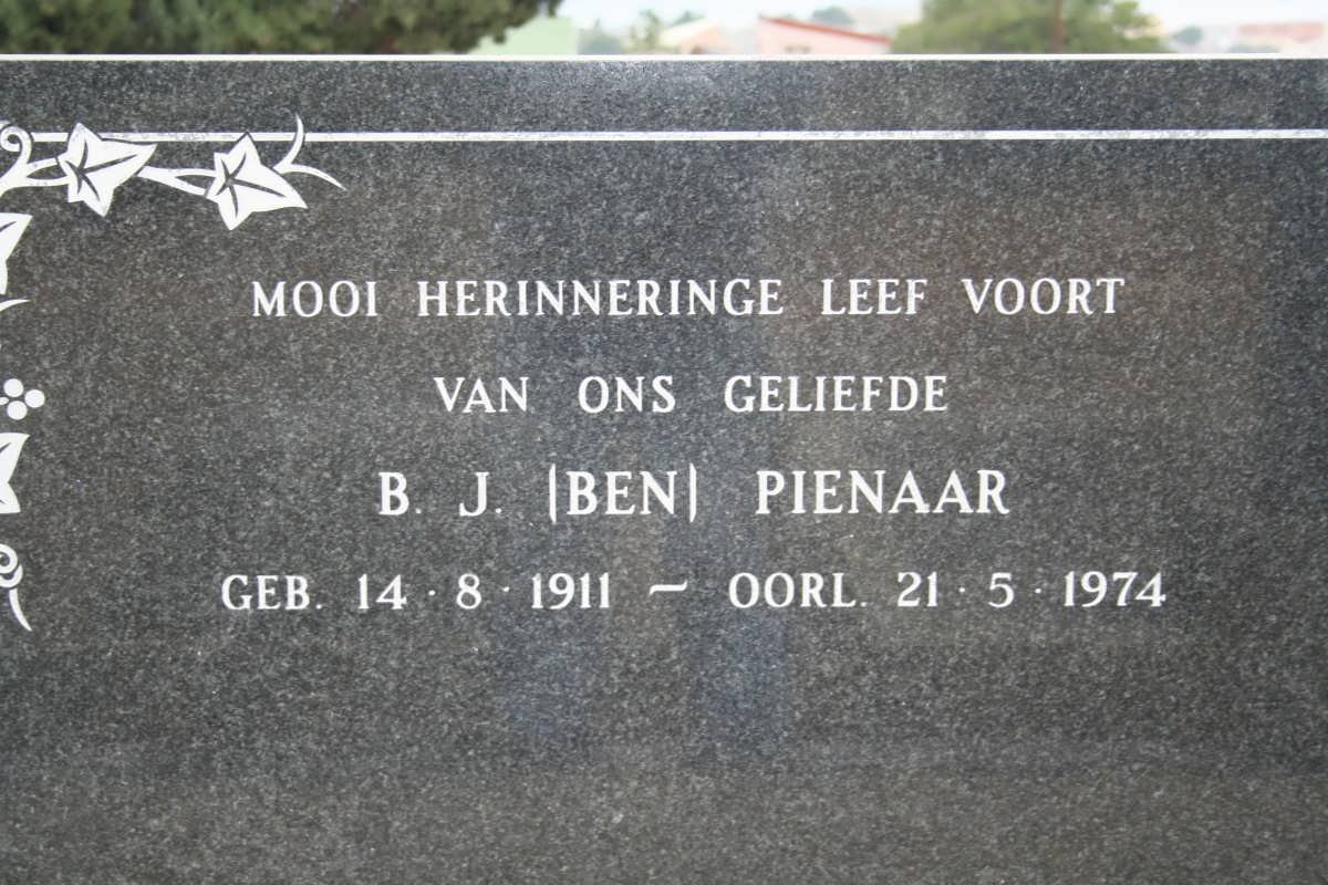 PIENAAR B.J. 1911-1974