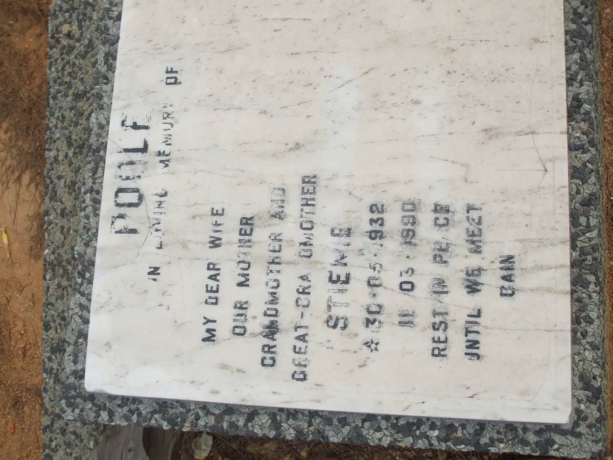 POOLE Stienie 1932-1990