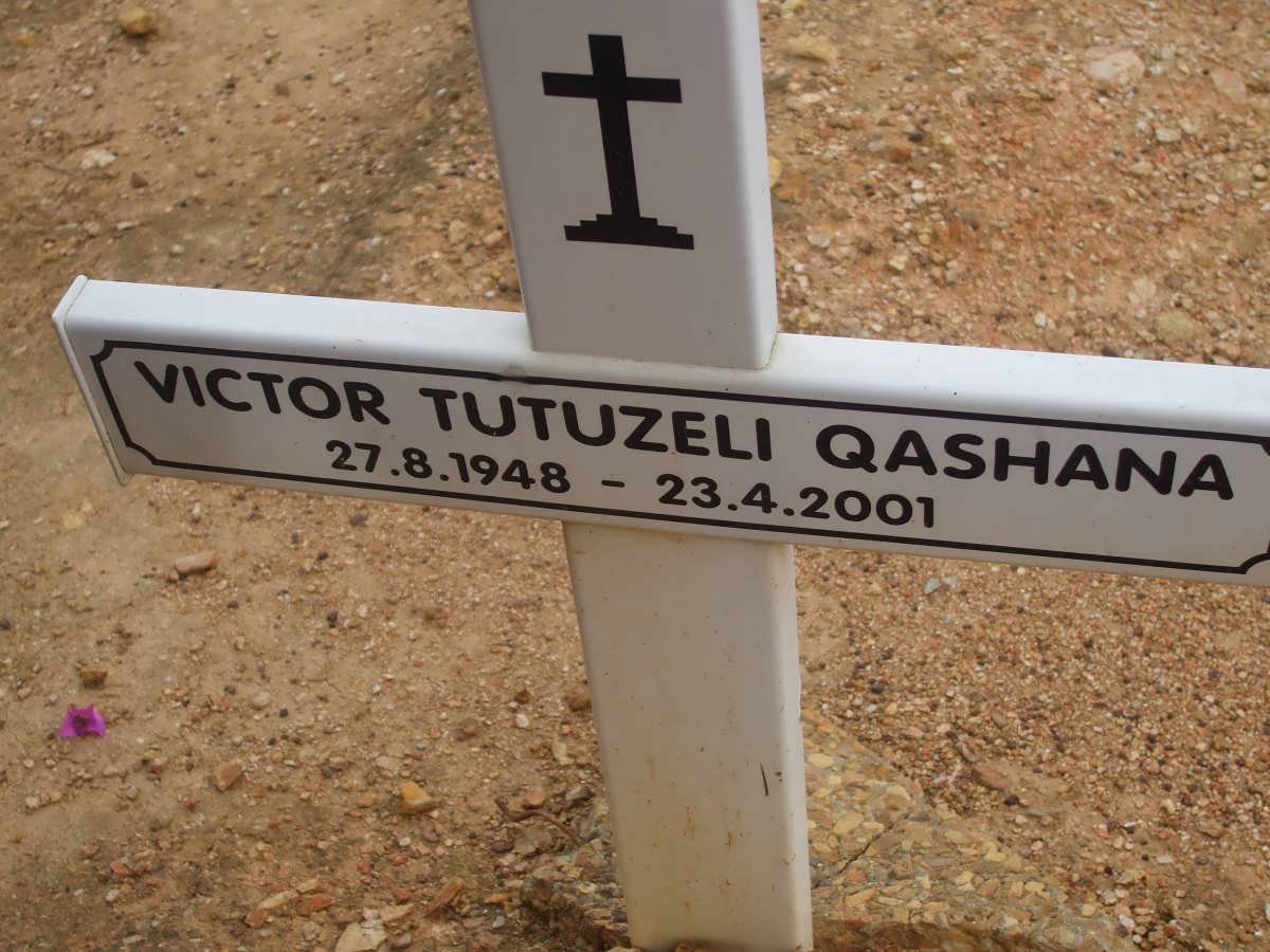 QASHANA Victor Tutuzeli 1948-2001