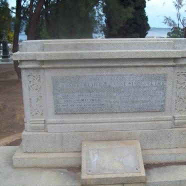 RETIEF Daniel 1861-1944 &amp; Anne Maria COATON 1869-1955