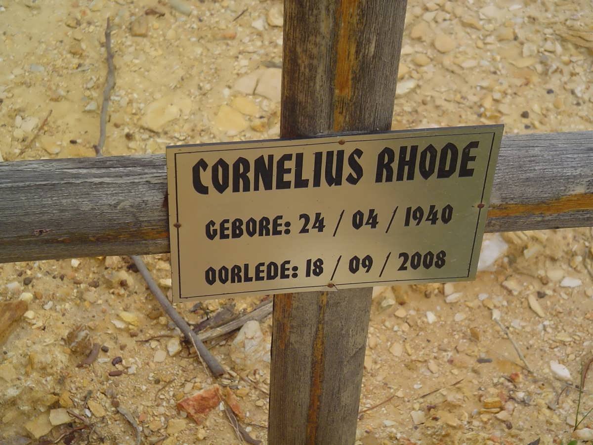 RHODE Cornelius 1940-2008