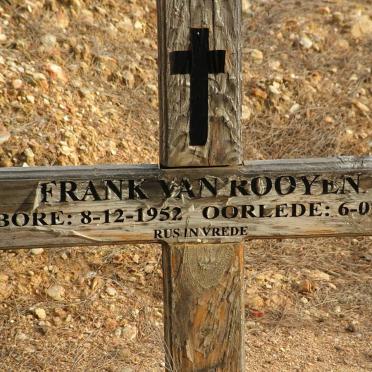 ROOYEN Frank, van 1952-2007