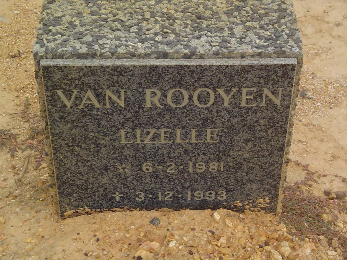 ROOYEN Lizelle, van 1981-1993