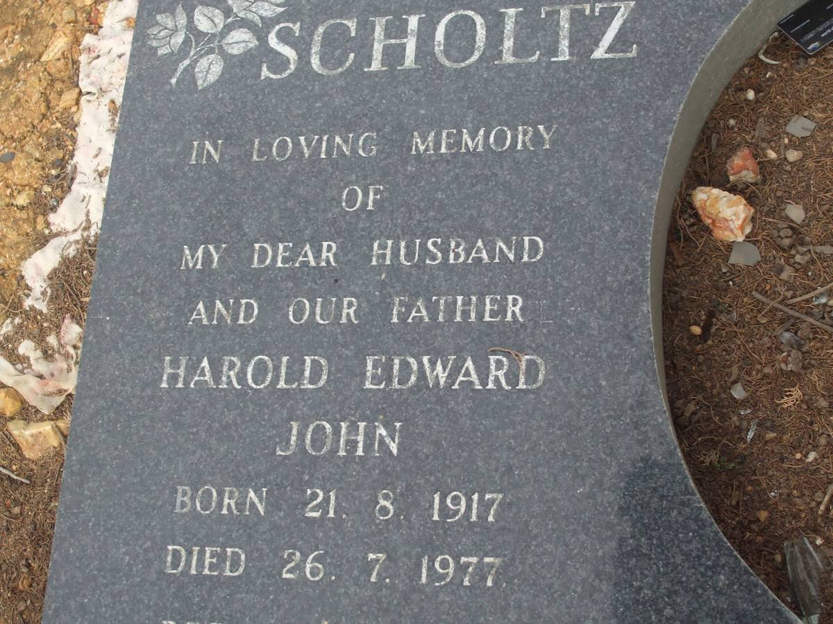 SCHOLTZ Harold Edward John 1917-1977