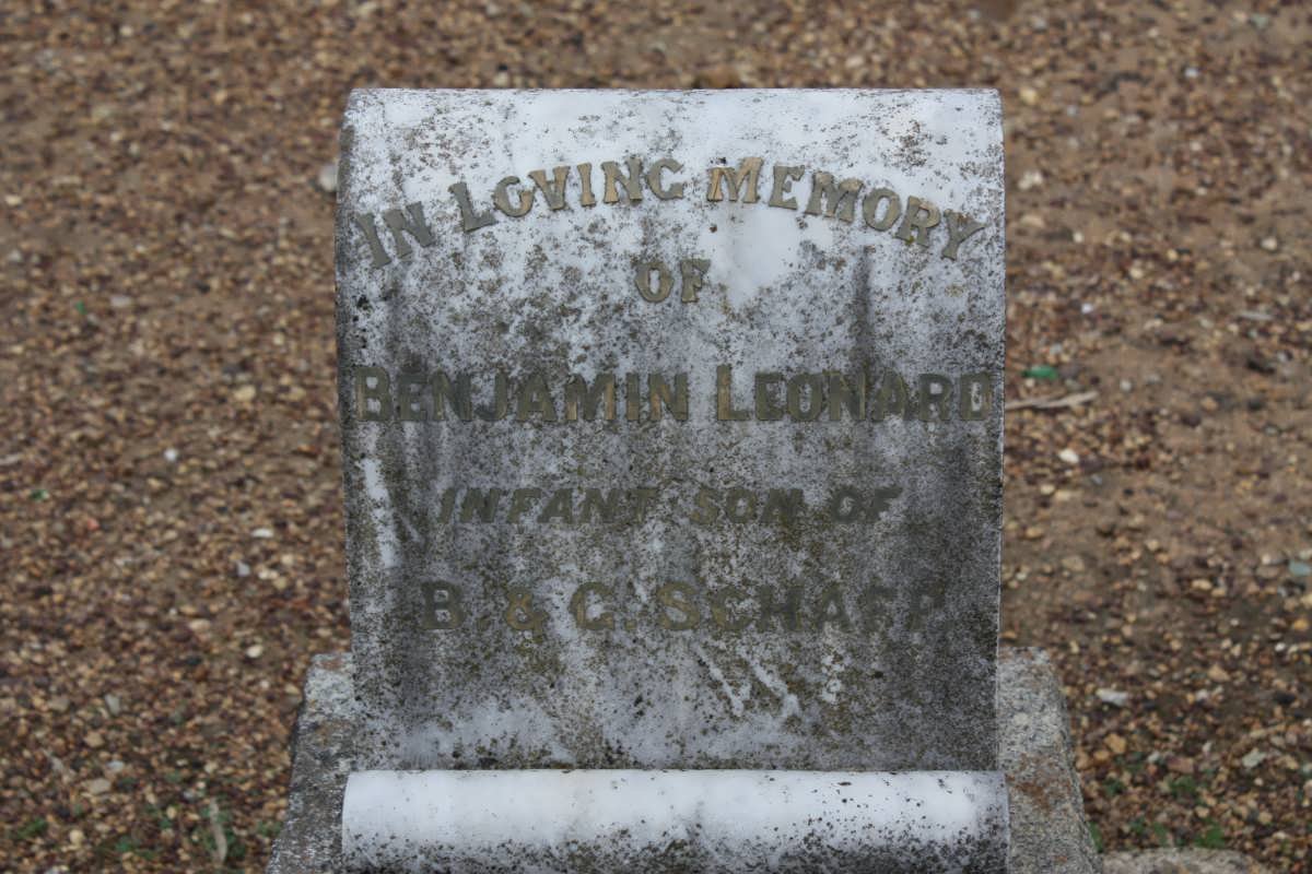 SCHAFF Benjamin Leonard