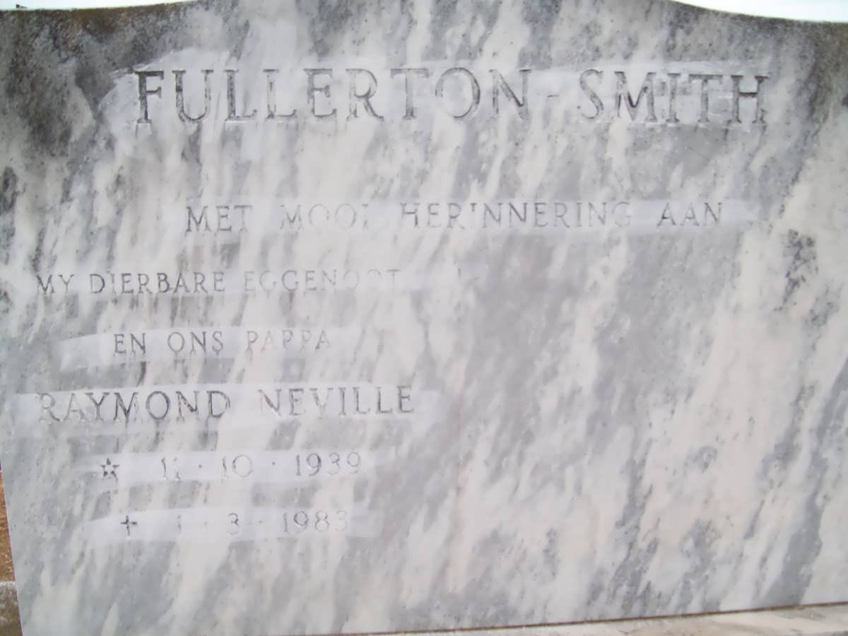 SMITH Raymond Neville, Fullerton 1939-1983