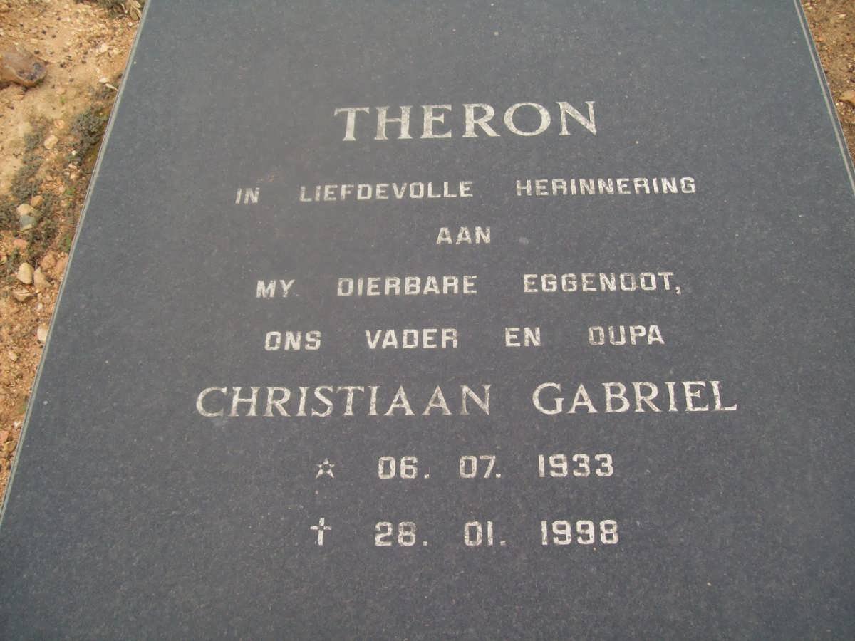 THERON Christiaan Gabriel 1933-1998