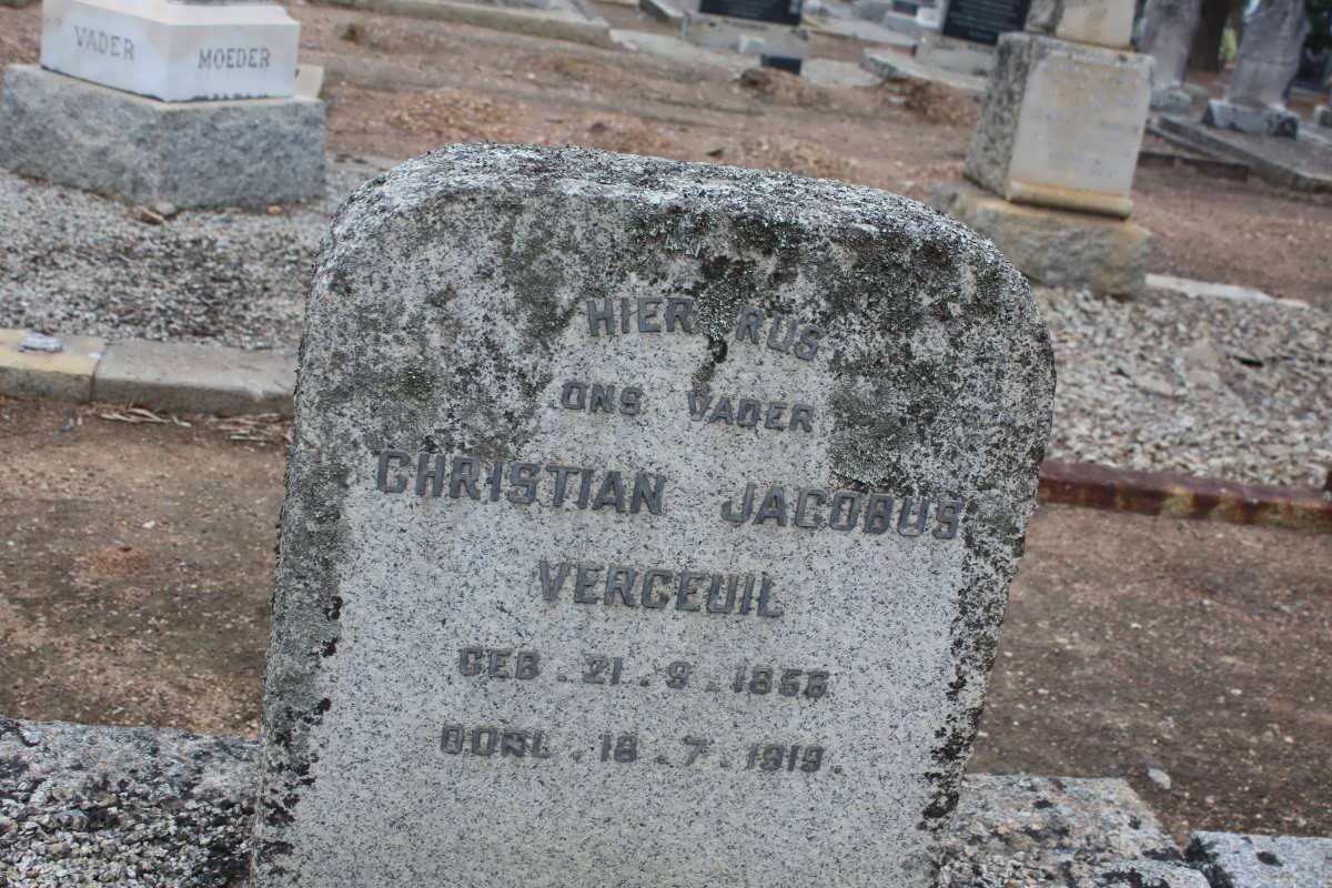 VERCEUIL Christian Jacobus 1856-1919