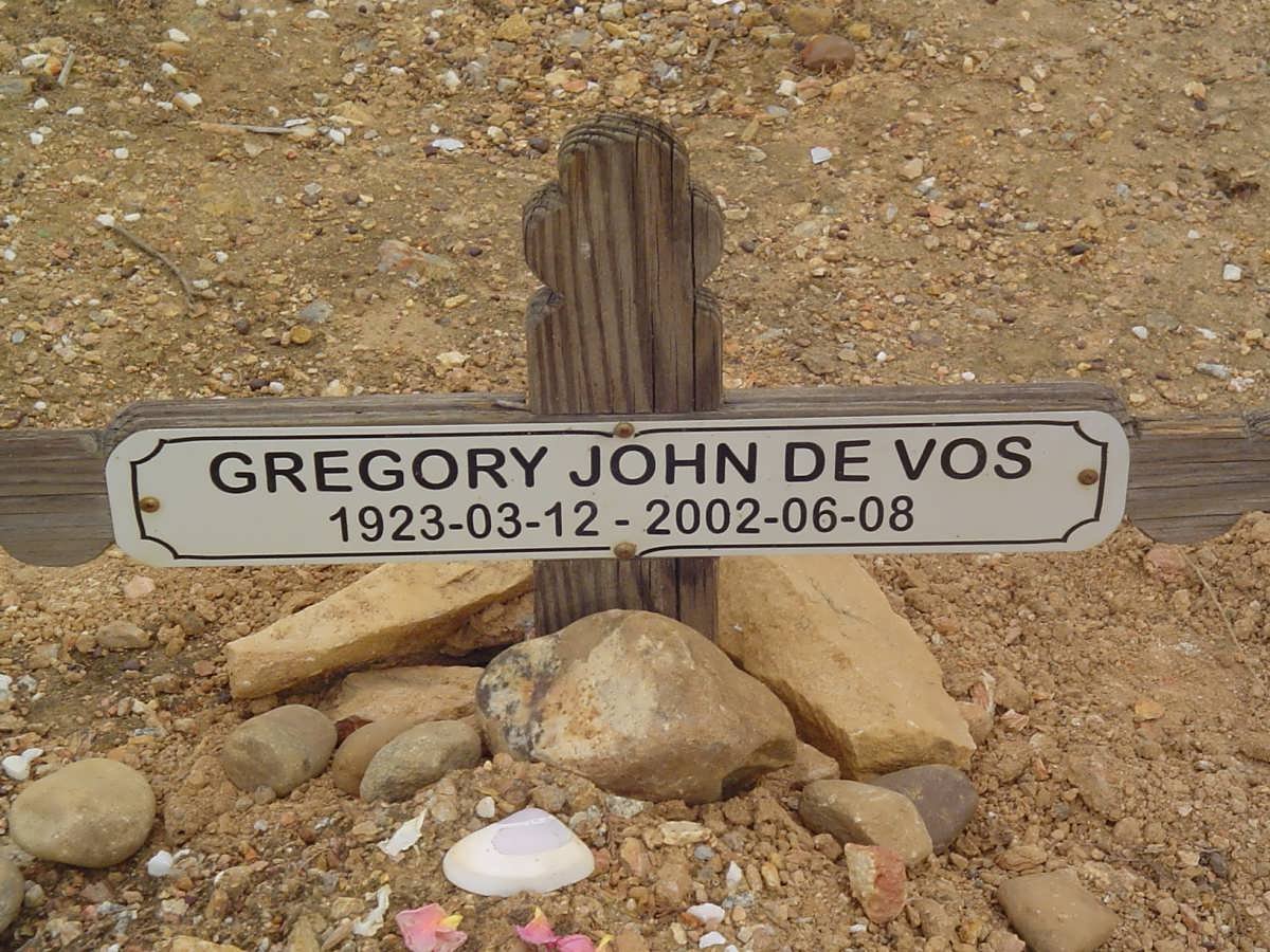 VOS Gregory John, de 1923-2002