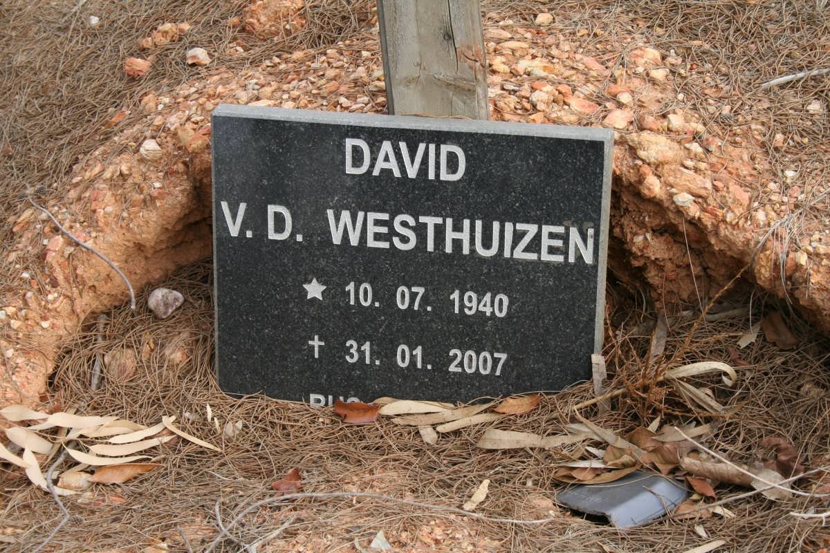 WESTHUIZEN David v.d. 1940-2007