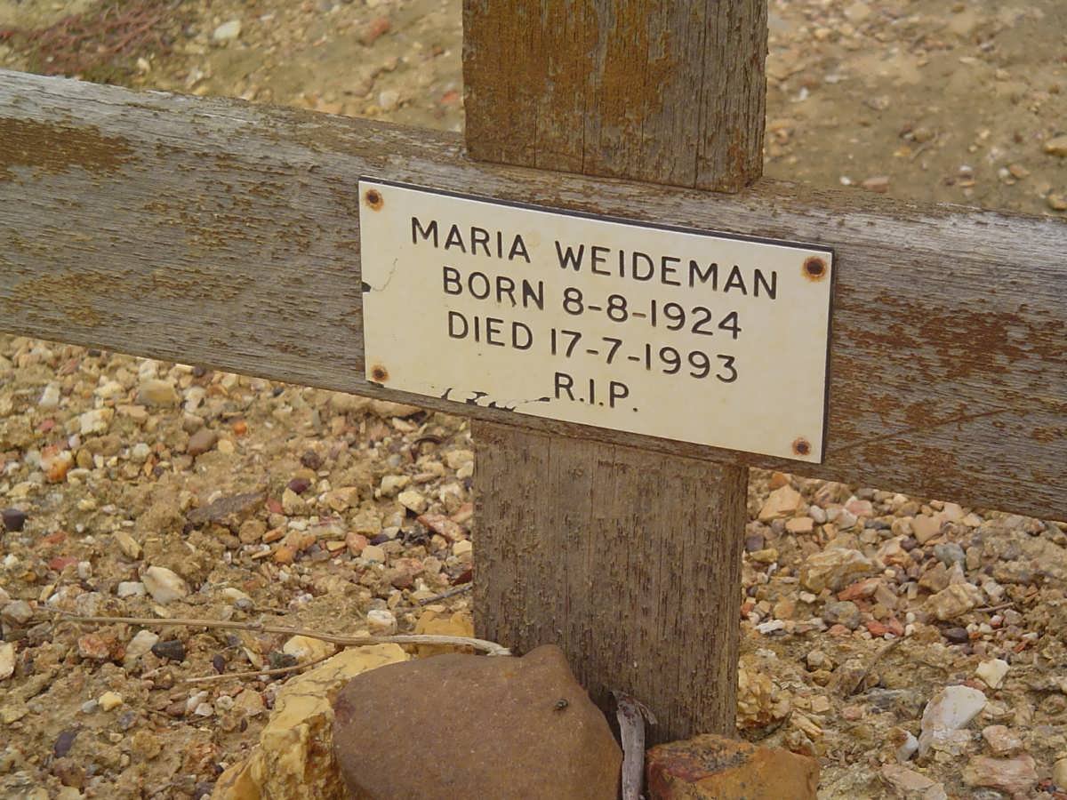 WEIDEMAN Maria 1924-1993
