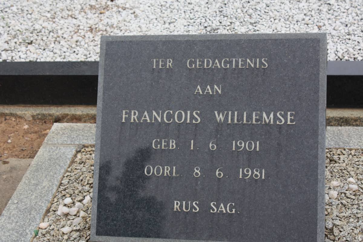 WILLEMSE Francois 1901-1981