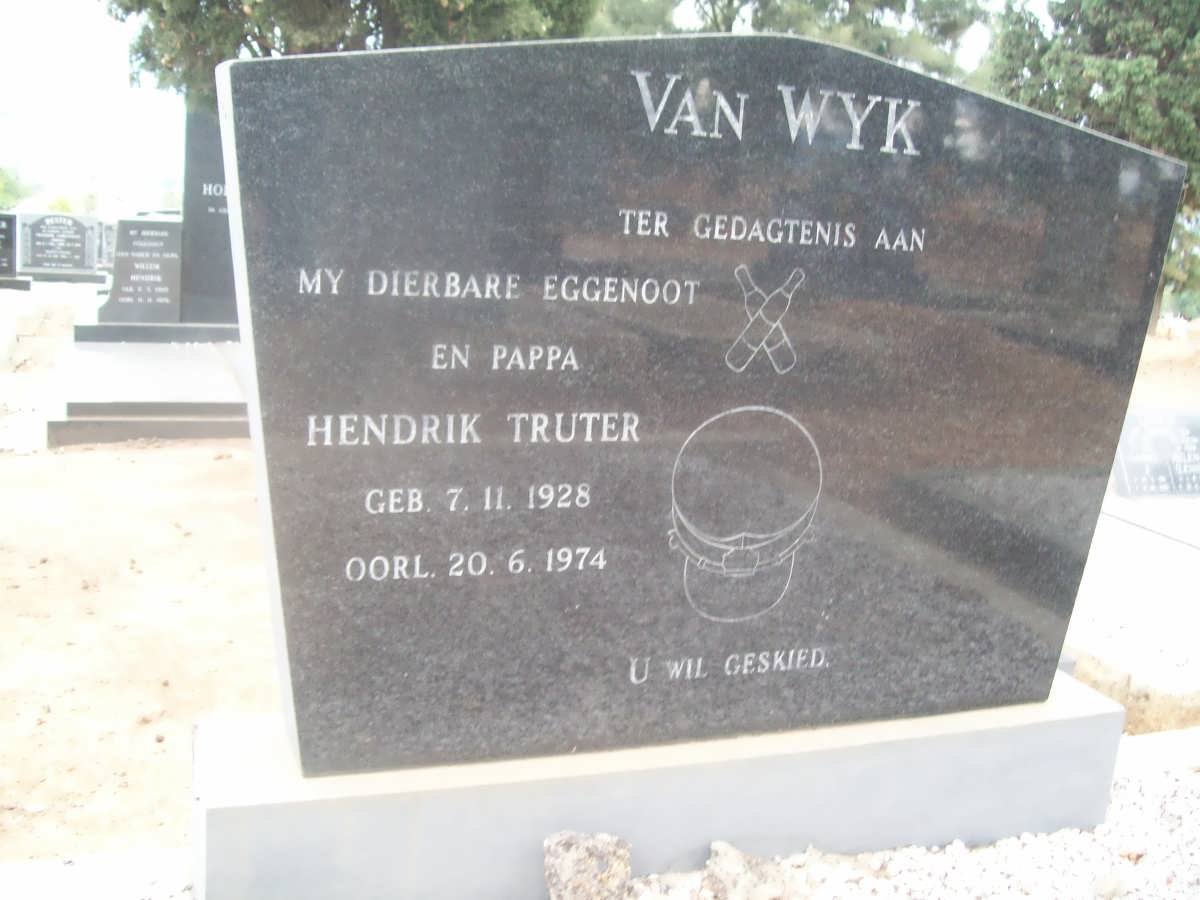 WYK Hendrik Truter, van 1928-1974