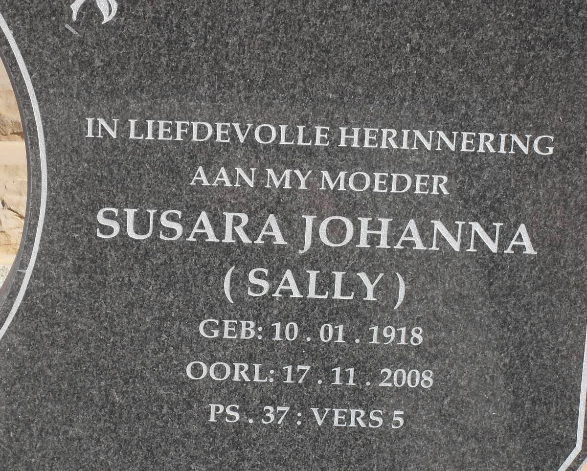 ? Susara Johanna 1918-2008