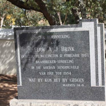 BRINK A.J. -1957