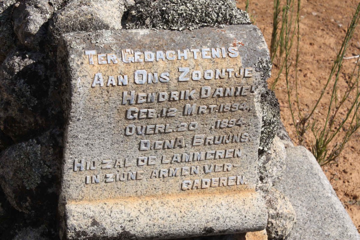 BRUIJNS Hendrik Daniel 1894-1894