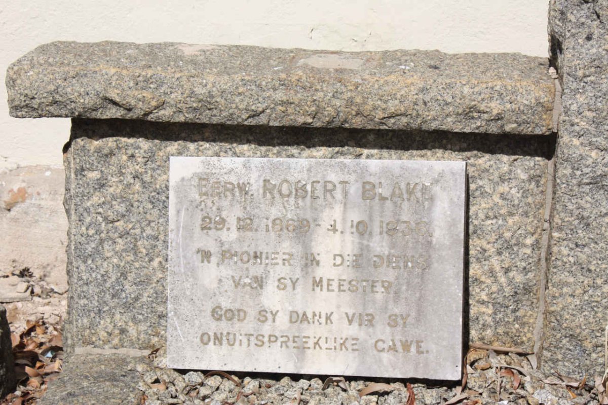 BLAKE Robert 1869-1936 &amp; Maria J. JACOBZ 1869-1953