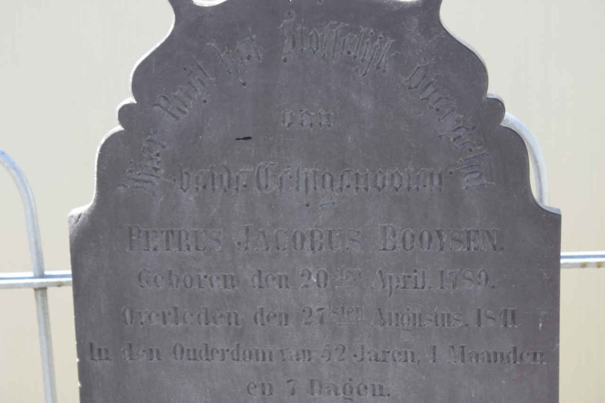 BOOYSEN Petrus Jacobus 1789-1841 &amp; Rachel Elizabeth MALAN