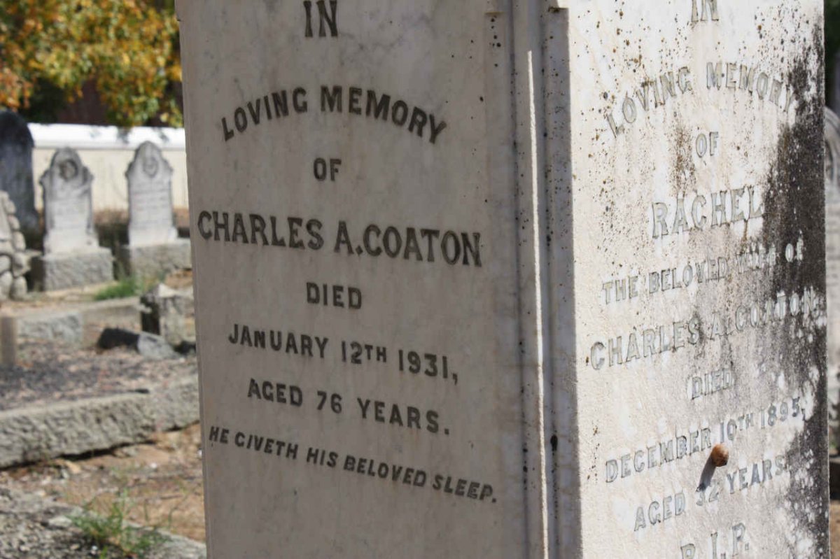 COATON Charles A. -1931 &amp; Rachel -1895