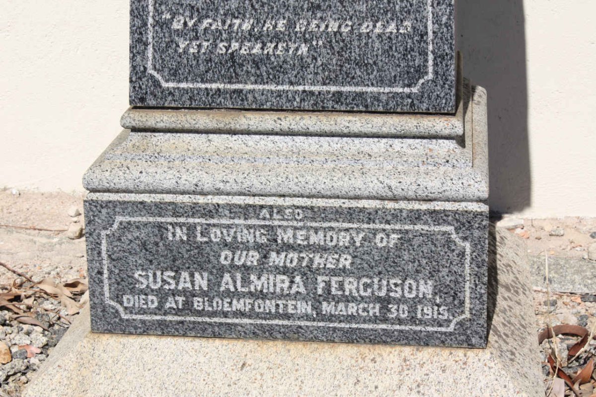 FERGUSON George R. 1829-1896 &amp; Susan Almira -1915