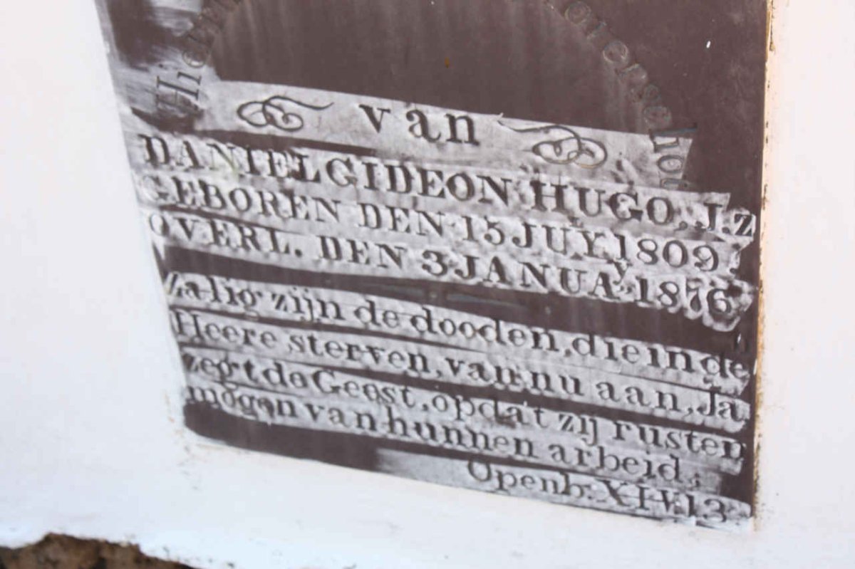 HUGO Daniel Gideon 1809-1876