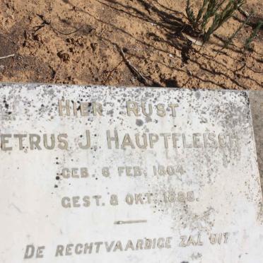HAUPTFLEISCH Petrus J. 1804-1888