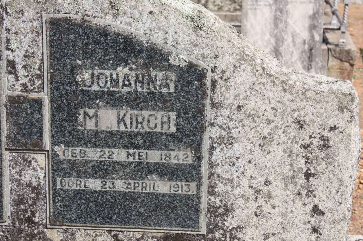 KIRCH Johanna M. 1842-1913